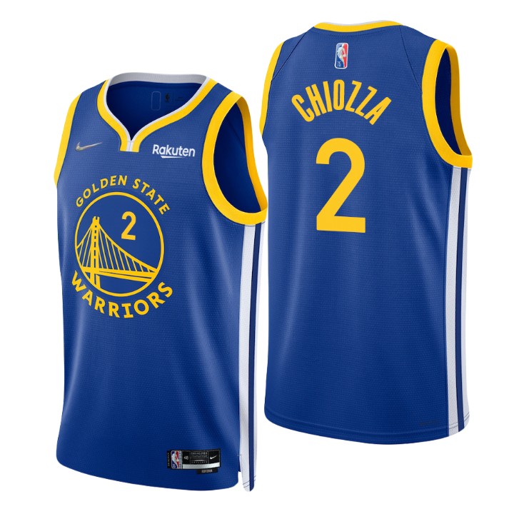 Golden State Warriors Chris Chiozza 75th Anniversary Diamond Basketball Jersey Icon