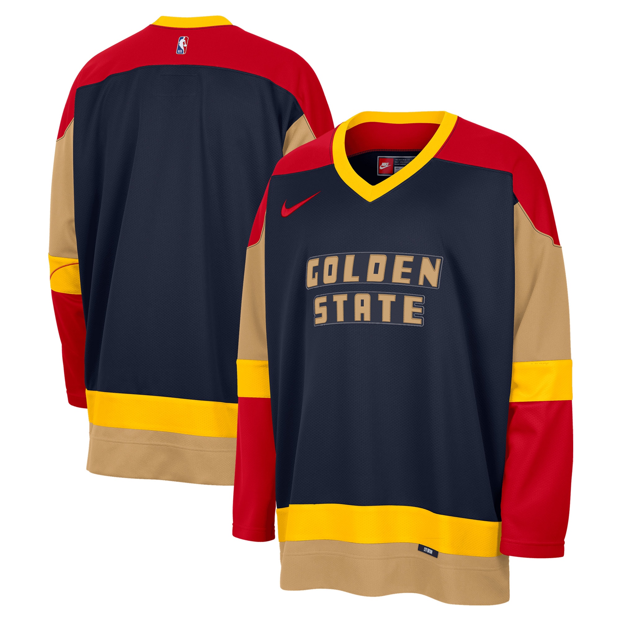 Golden State Warriors City Edition Hockey Basketball Jersey - Mens - JS900 