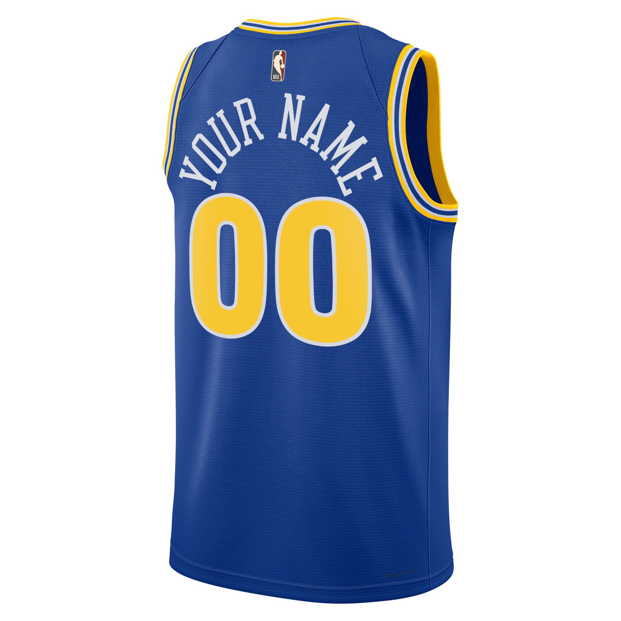 Alternative view of Golden State Warriors Classic Edition Swingman Basketball Jersey 22- Rush Blue/White - Custom - Mens - JS492 