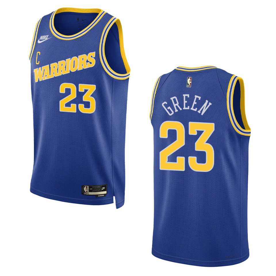 Golden State Warriors Draymond Green Royal Swingman 2022-23 Classic Edition Basketball Jersey