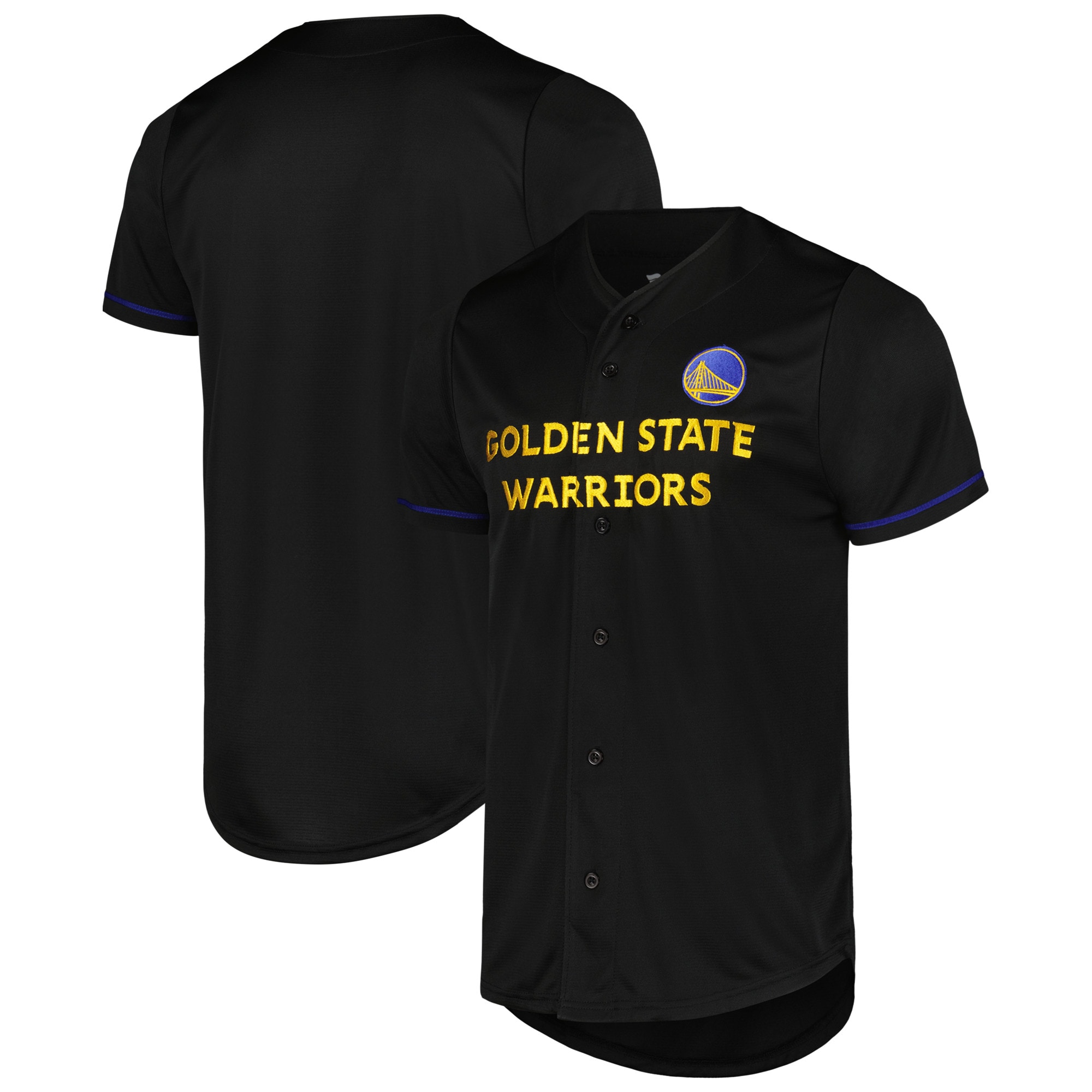 Golden State Warriors Fanatics Pop Baseball Basketball Jersey - Black