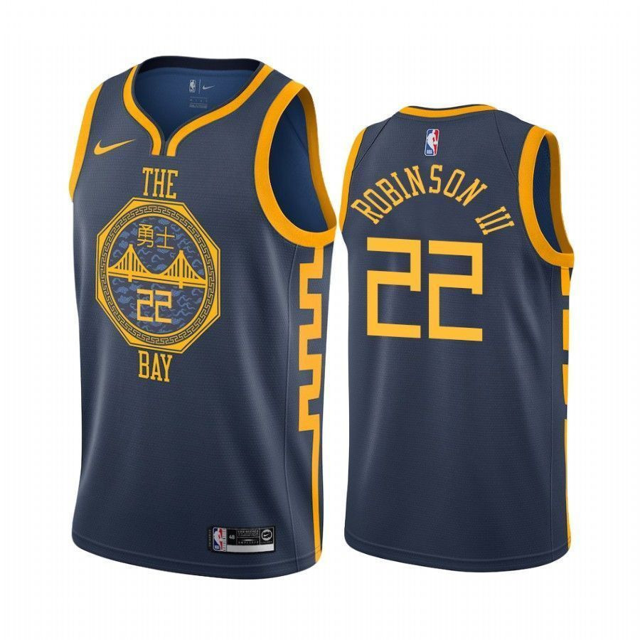 Golden State Warriors Glenn Robinson Iii 22 City Men's Basketball Jersey - JS712 