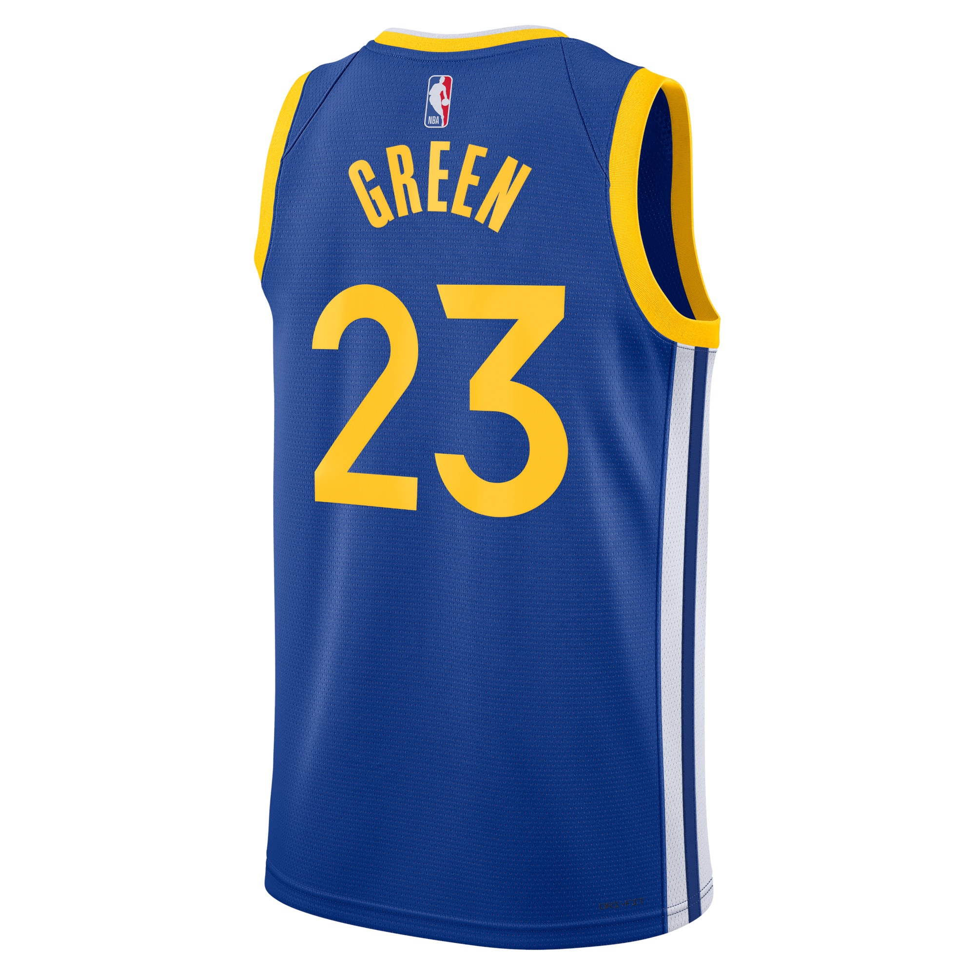 Alternative view of Golden State Warriors Icon Edition Swingman Basketball Jersey - Royal - Draymond Green - Unisex - JS466 