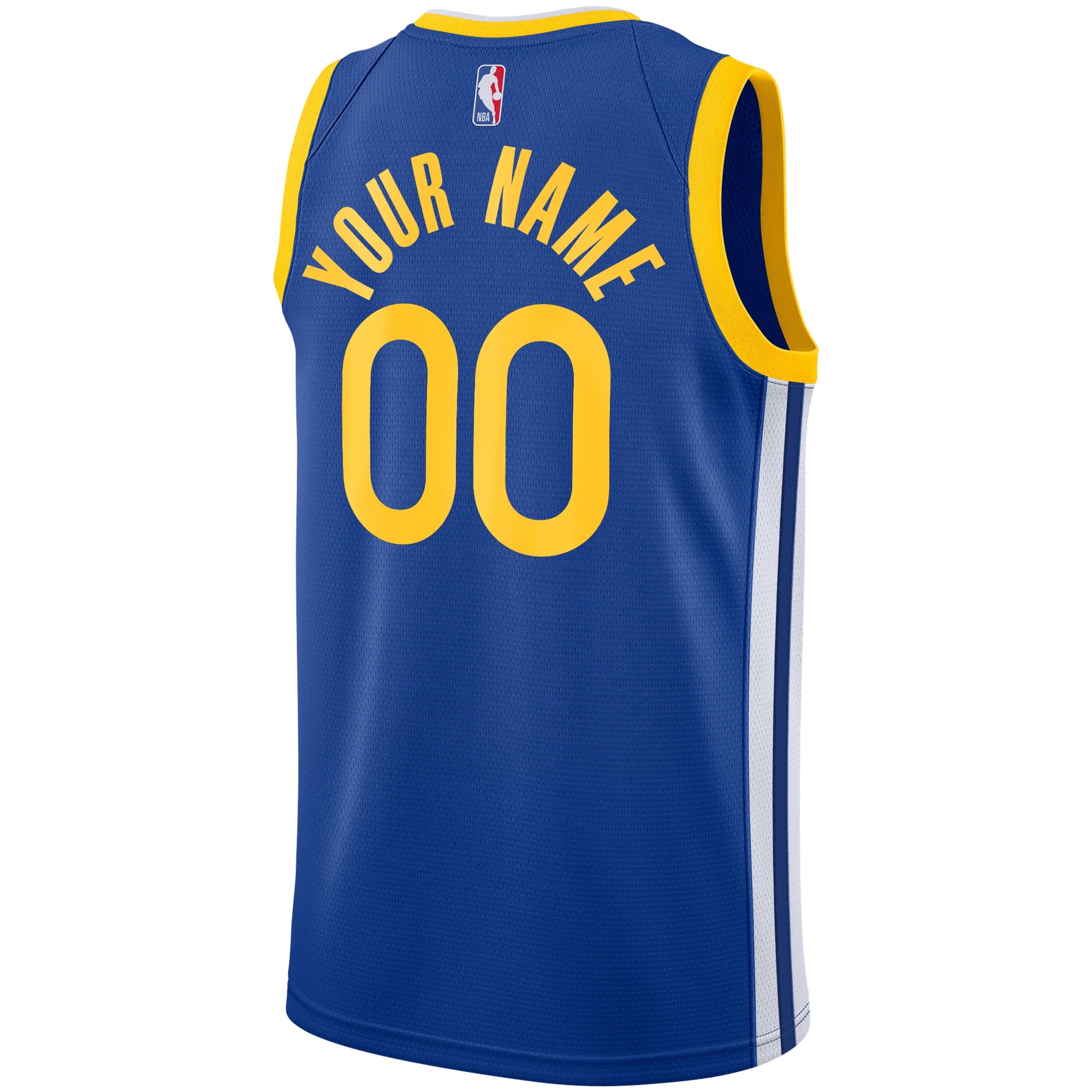 Alternative view of Golden State Warriors Icon Swingman Basketball Jersey - Custom - Youth - JS301 
