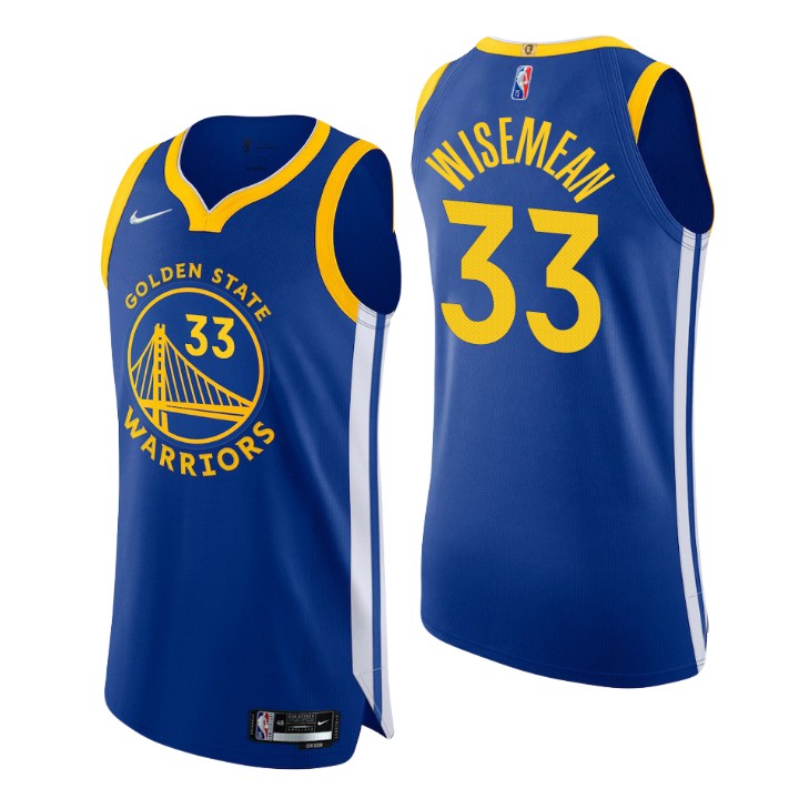 Golden State Warriors James Wiseman 75th Anniversary Authentic Basketball Jersey Icon