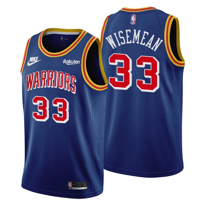 Golden State Warriors James Wiseman 75th Anniversary Basketball Jersey