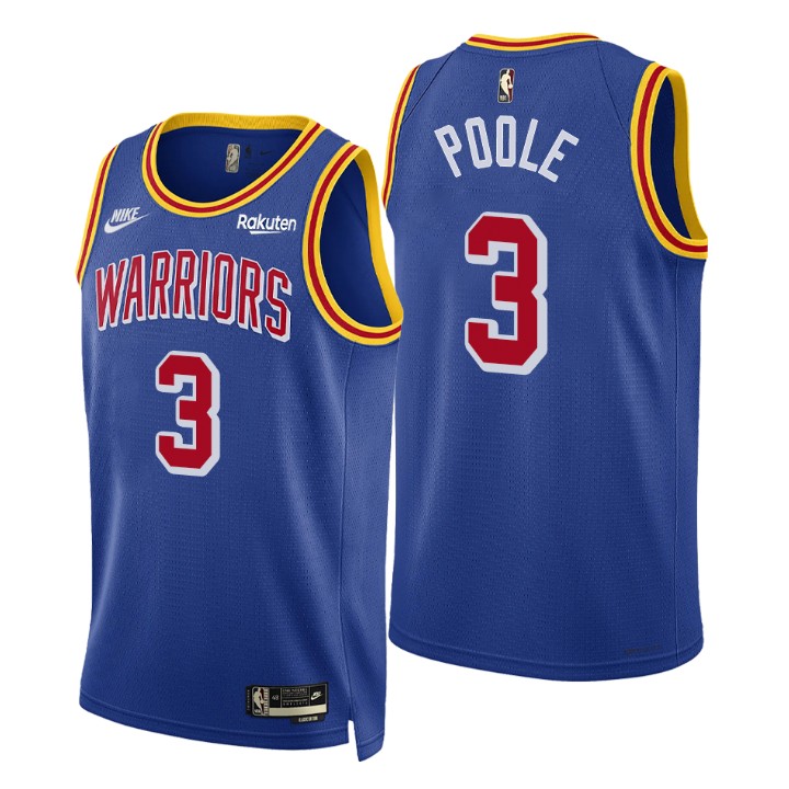 Golden State Warriors Jordan Poole 2021-22 75th Anniversary Classic Edition Year Zero Basketball Jersey