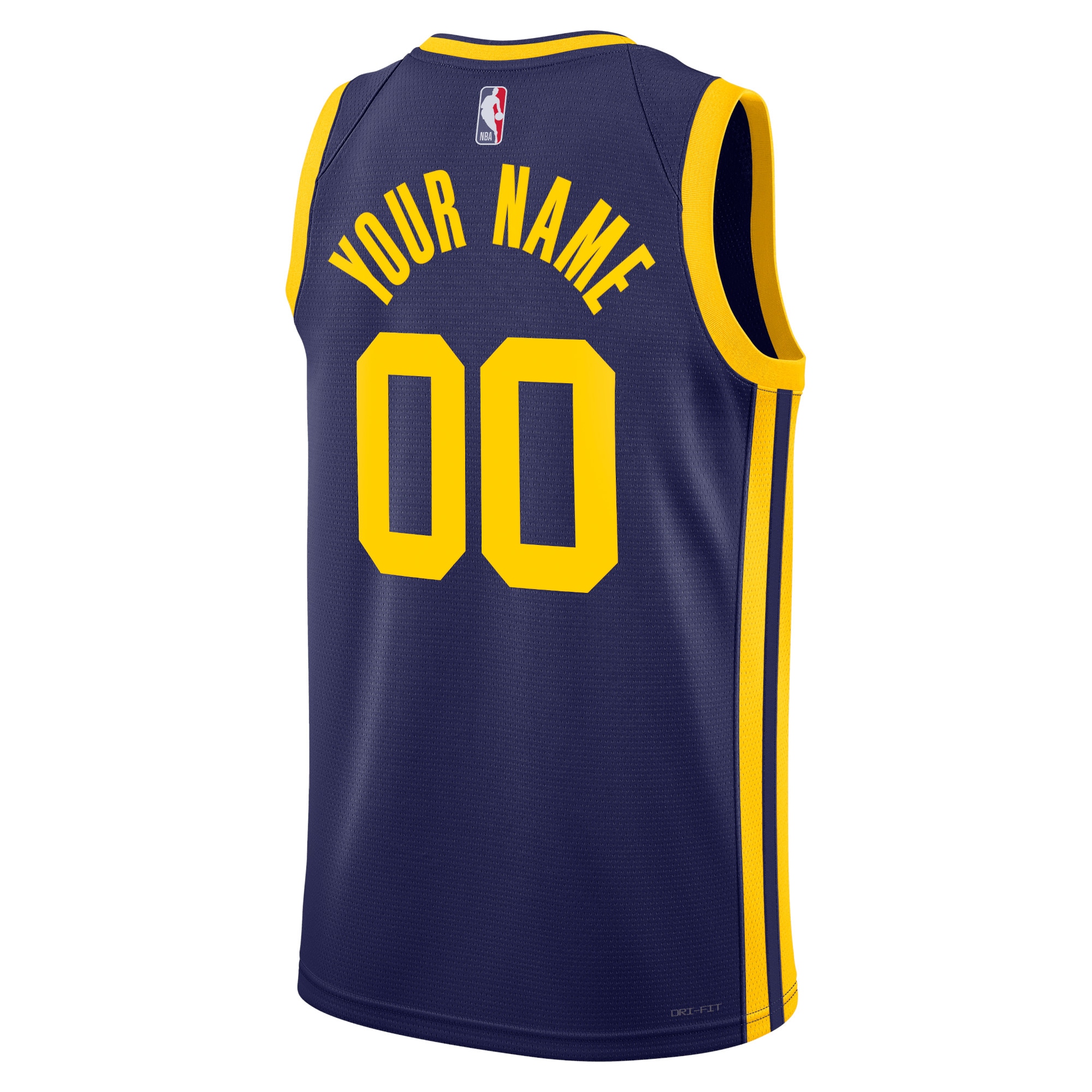 Alternative view of Golden State Warriors Jordan Statement Swingman Basketball Jersey - Custom - Unisex - JS758 