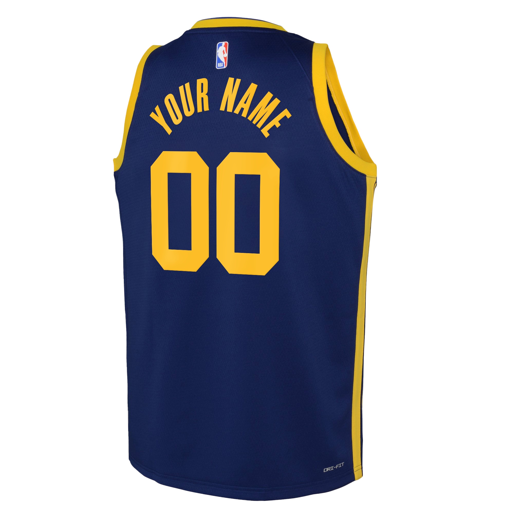 Alternative view of Golden State Warriors Jordan Statement Swingman Basketball Jersey 22 - Custom - Youth - JS916 
