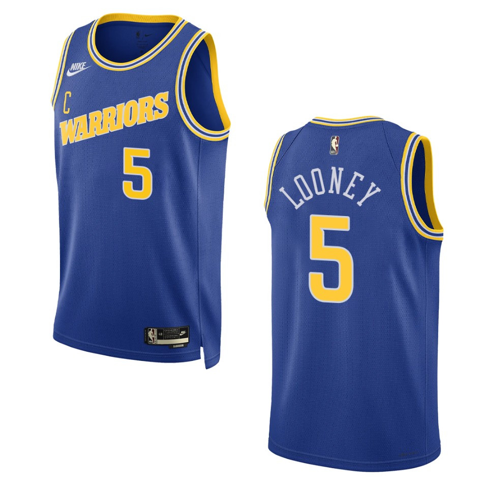 Golden State Warriors Kevon Looney Royal Swingman 2022-23 Classic Edition Basketball Jersey
