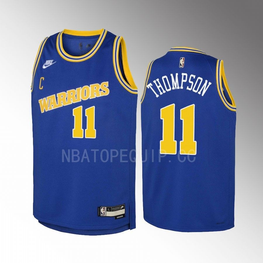 Golden State Warriors Klay Thompson 11 Classic Edition Blue Youth Basketball Jersey Swingman - JS756 