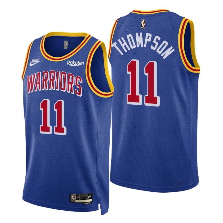 Golden State Warriors Klay Thompson 2021-22 75th Anniversary Classic Edition Year Zero Basketball Jersey