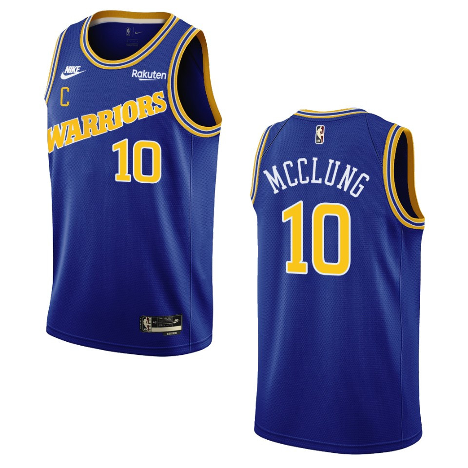 Golden State Warriors Mac Mcclung Royal Swingman 2022-23 Classic Edition Basketball Jersey