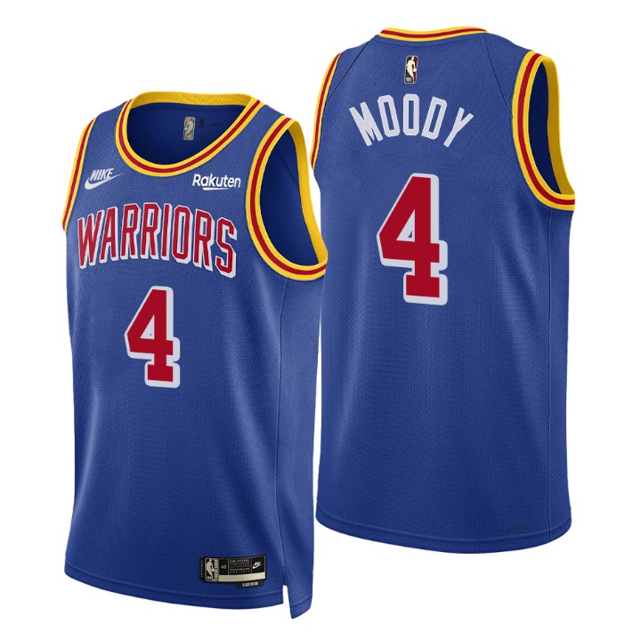 Golden State Warriors Moses Moody 2021-22 75th Anniversary Classic Edition Year Zero Basketball Jersey