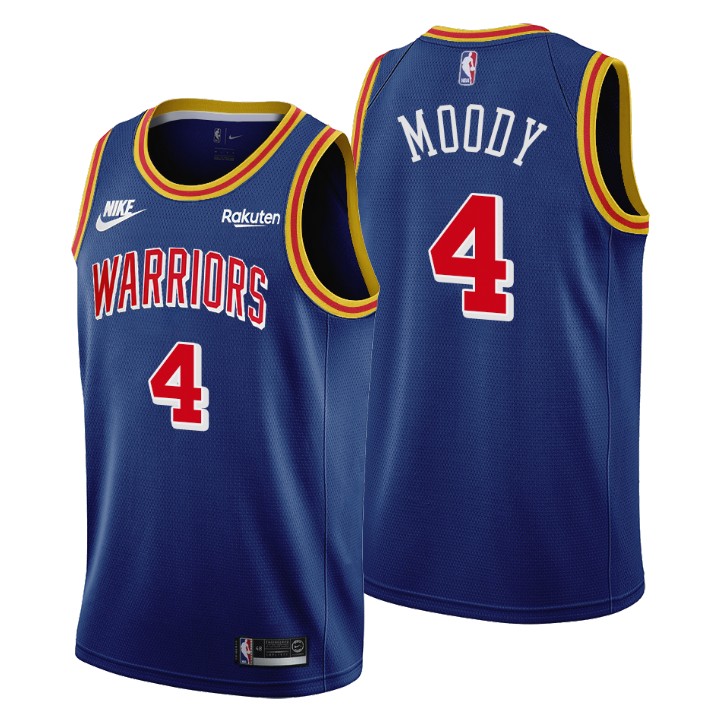 Golden State Warriors Moses Moody 75th Anniversary Basketball Jersey