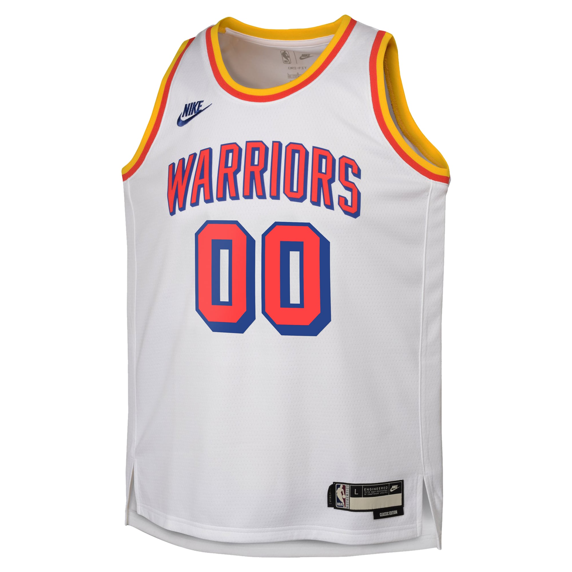 Alternative view of Golden State Warriors NBA Hardwood Classic Swingman Basketball Jersey - Custom - Youth - JS680 