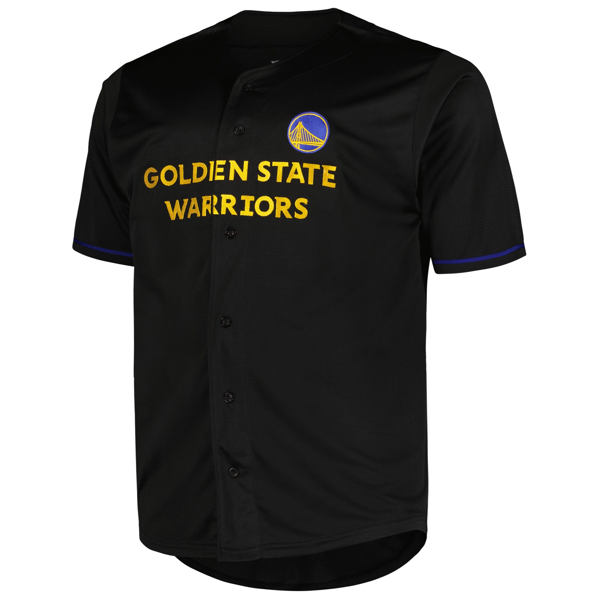 Alternative view of Golden State Warriors Profile Big & Tall Pop Basketball Jersey - Black