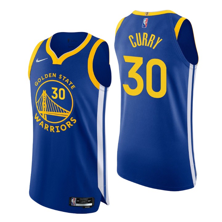 Golden State Warriors Stephen Curry 75th Anniversary Authentic Basketball Jersey Icon