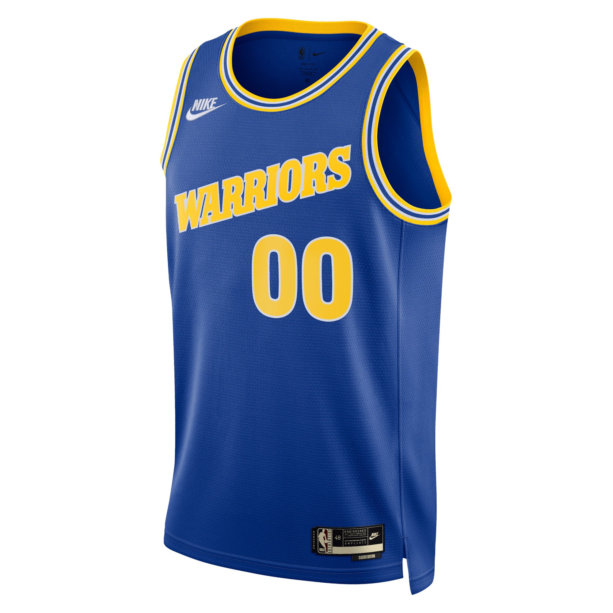 Alternative view of Golden State Warriors Unisex 2022/23 Custom Swingman Basketball Jersey - Classic Edition - Blue