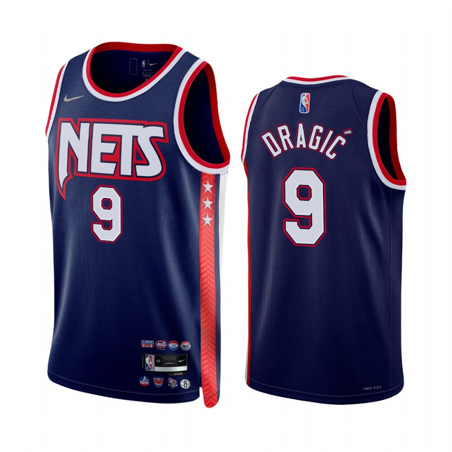 Goran Dragic 19 Brooklyn Nets Blue City Edition Jersey - JS270 