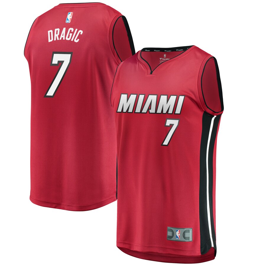Goran Dragic Miami Heat Fanatics Branded Fast Break Replica Player Basketball Jersey - Statement Edition - Red