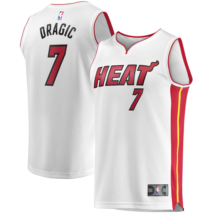 Goran Dragic Miami Heat Fanatics Branded Youth Fast Break Player Basketball Jersey - Association Edition - White