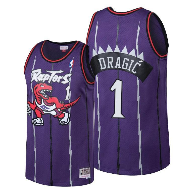 Goran Dragic Toronto Raptors Hardwood Classics Purple Basketball Jersey - Men Basketball Jersey - JS302 