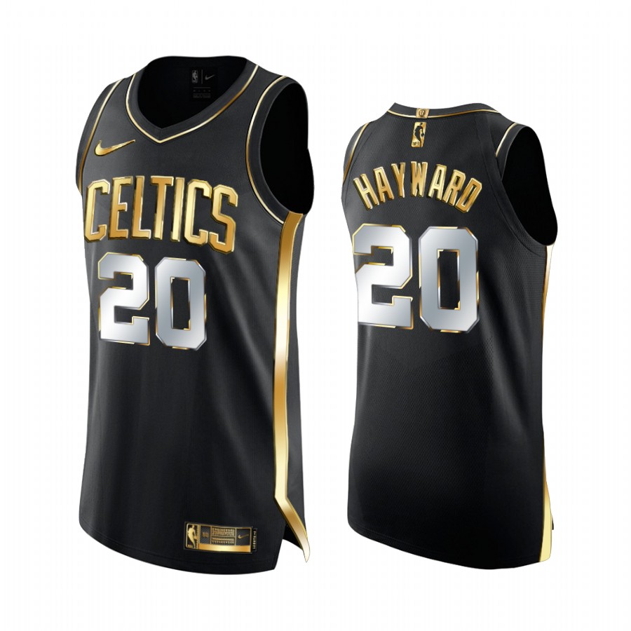 Gordon Hayward Boston Celtics Black Golden 2020-21 Basketball Jersey Limited Edition