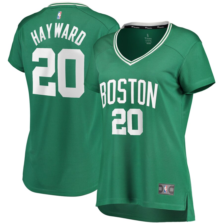 Gordon Hayward Boston Celtics Fanatics Branded Women's Fast Break Replica Player Basketball Jersey - Icon Edition - Black