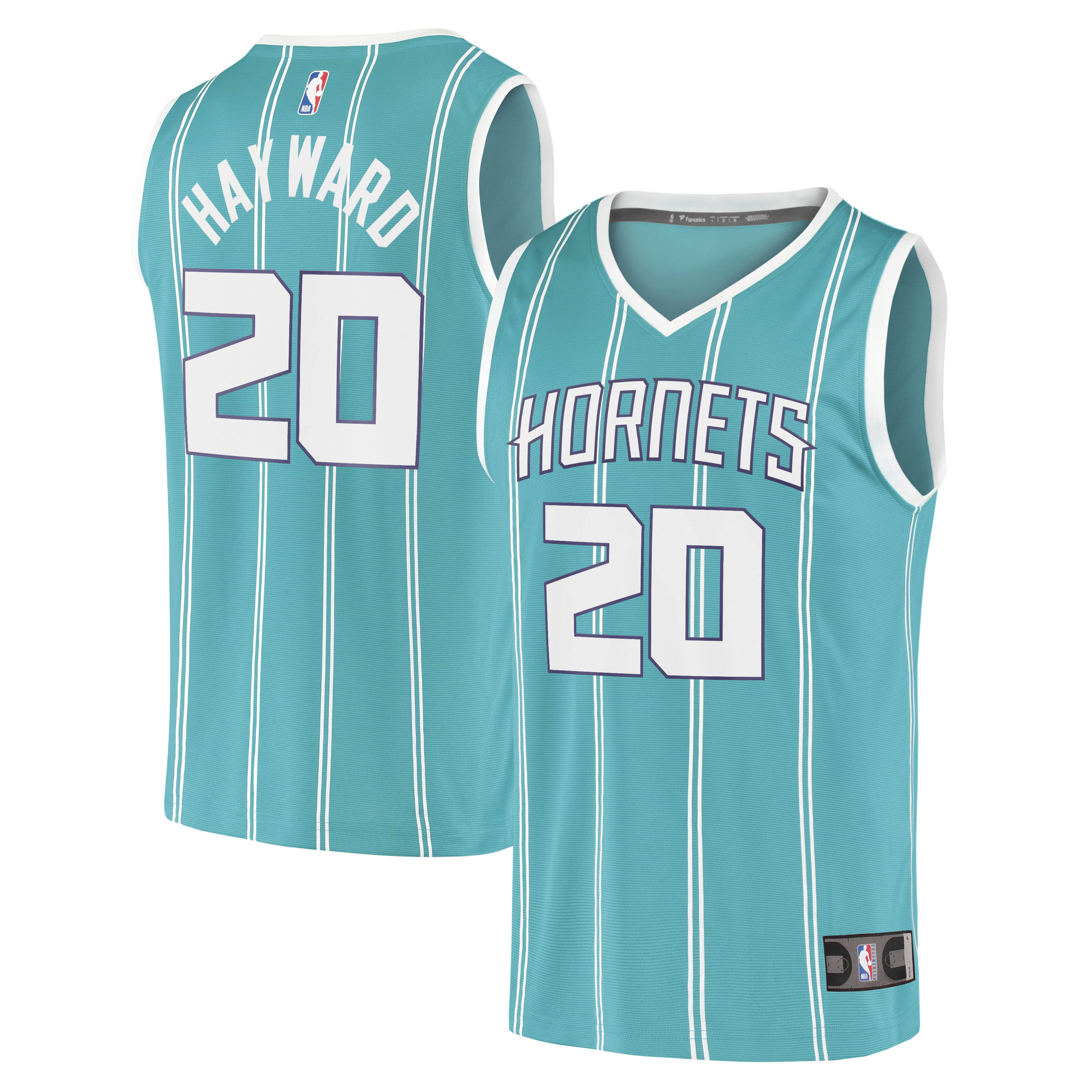 Gordon Hayward Charlotte Hornets Fanatics Fast Break Replica Basketball Jersey - Icon Edition - Teal