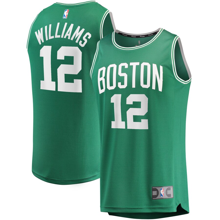 Grant Williams Boston Celtics Fanatics Branded Fast Break Replica Player Basketball Jersey – Icon Edition – Kelly Green