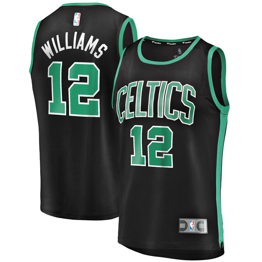 Grant Williams Boston Celtics Fanatics Branded Fast Break Replica Player Basketball Jersey – Statement Edition – Black
