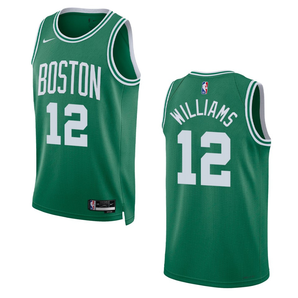 Grant Williams Kelly Green Icon Edition 2022-23 Boston Celtics Swingman Basketball Jersey