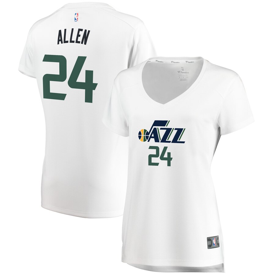 Grayson Allen Utah Jazz Fanatics Branded Women's Fast Break Basketball Jersey - White