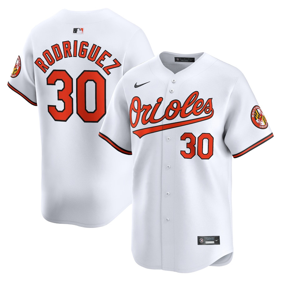 Grayson Rodriguez 30 Baltimore Orioles Home Limited Men Baseball Jersey - White