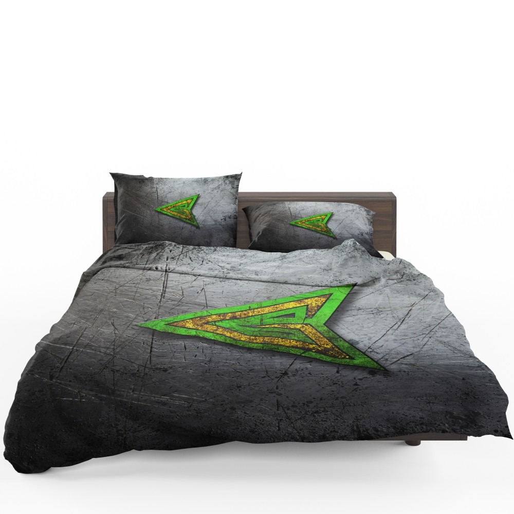 Green Arrow Logo DC Comics Bedding Set - Custom Bedding Set