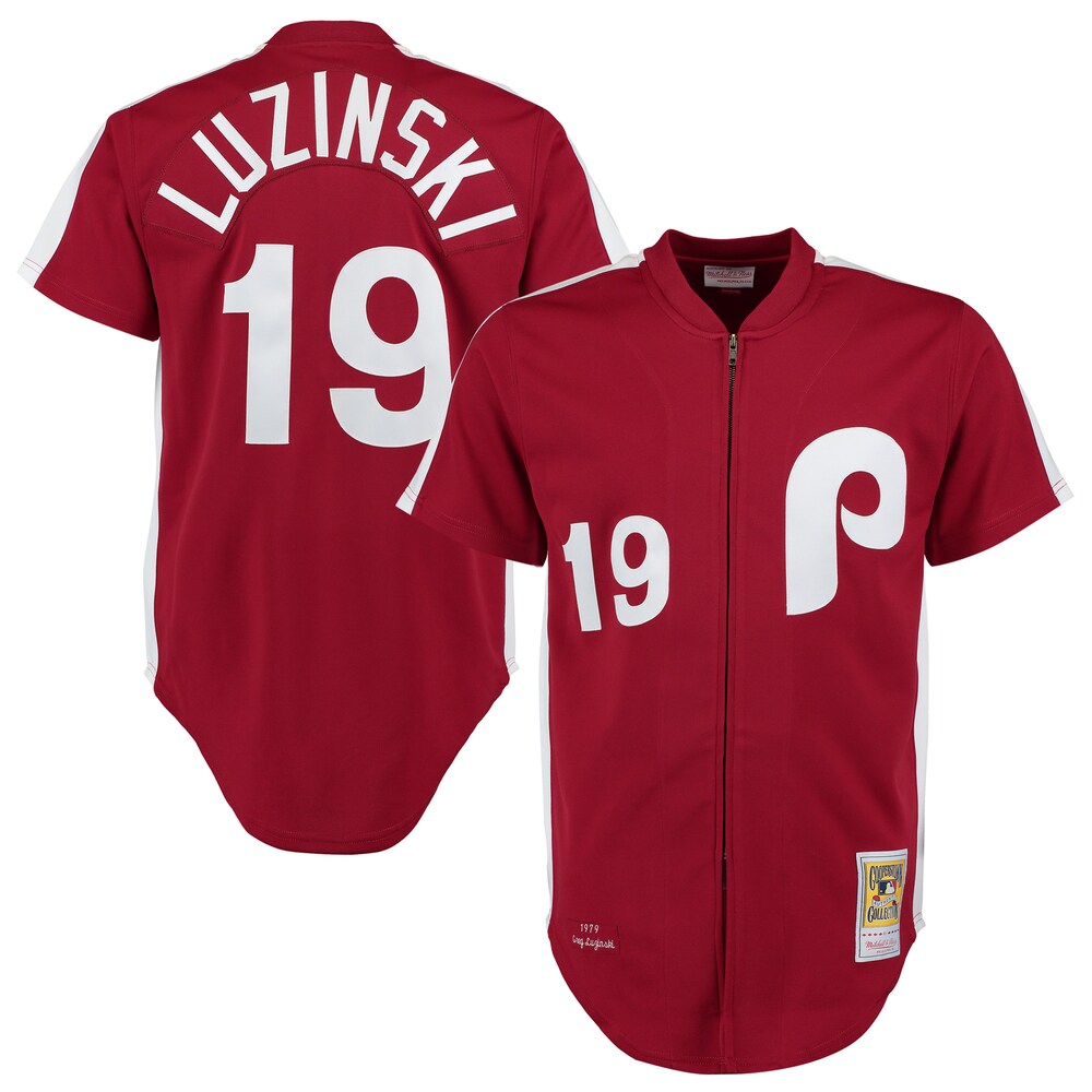 Greg Luzinski 1979 Philadelphia Phillies Mitchell & Ness Throwback Baseball Jersey - Maroon