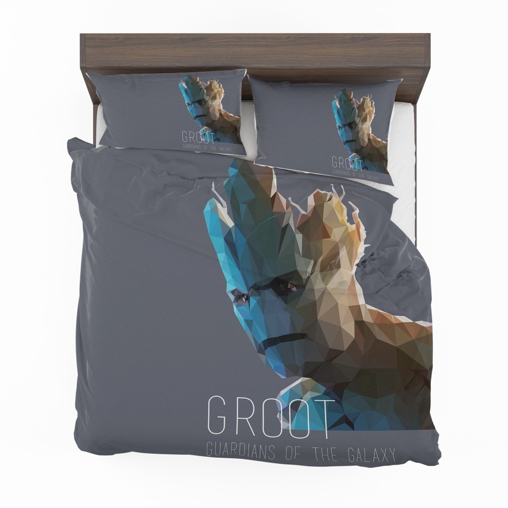 Alternative view of Groot In Guardians Of The Galaxy Movie Marvel Bedding Set - Custom Bedding Set