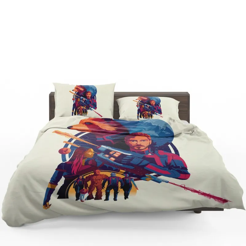 Guardians Of The Galaxy Celestial Showdown Bedding Set - Custom Bedding Set