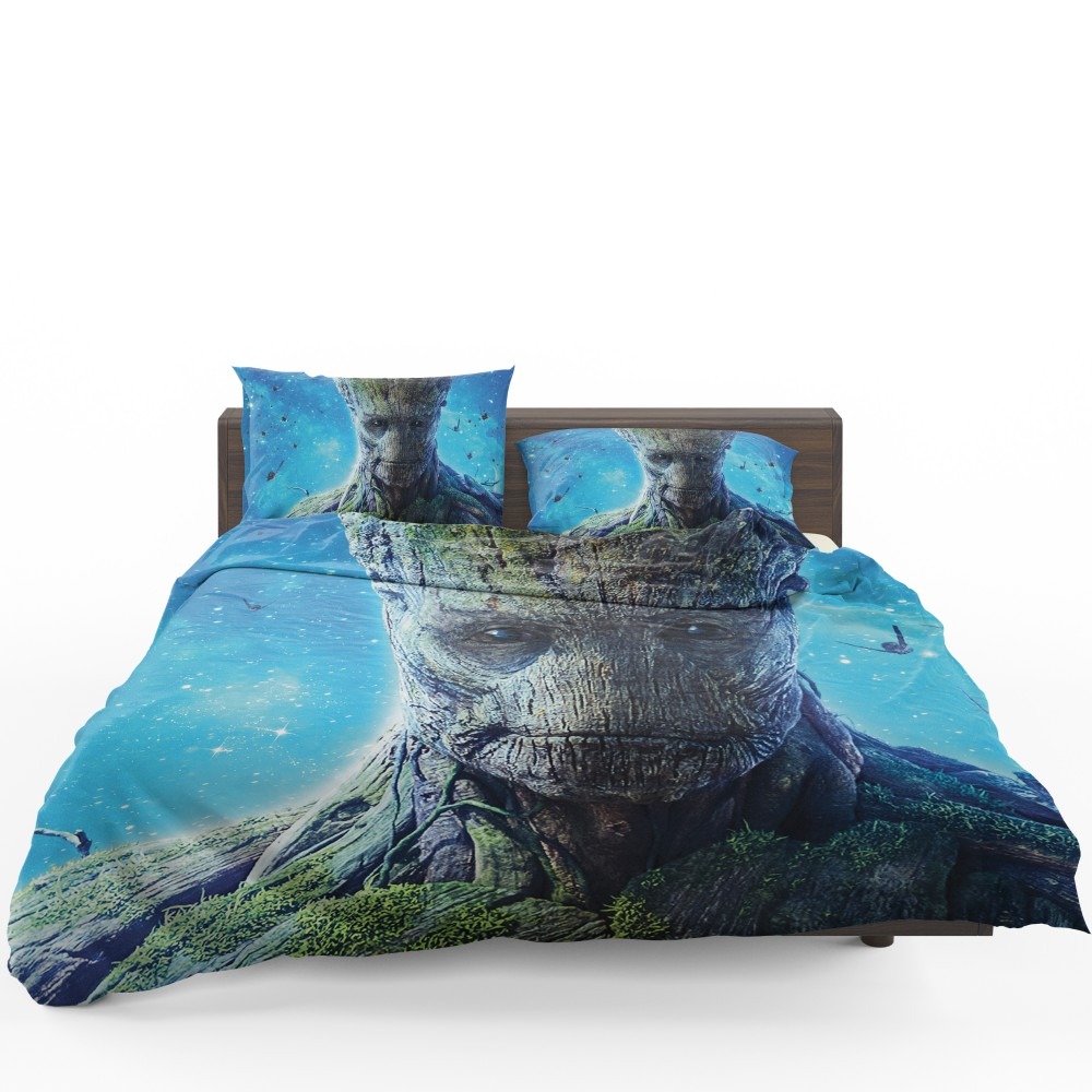 Guardians Of The Galaxy Movie Groot Bedding Set - Custom Bedding Set