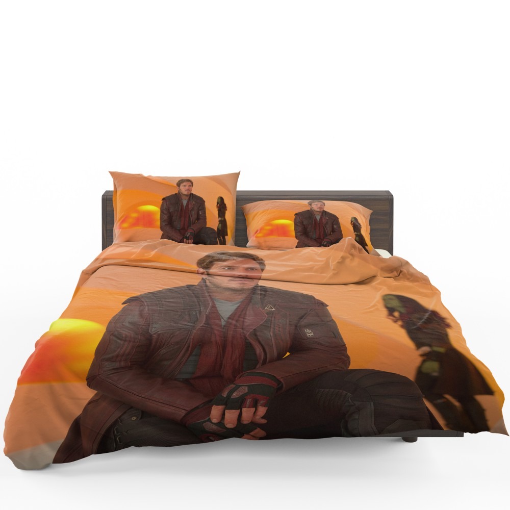 Guardians Of The Galaxy Vol 2 Movie Chris Pratt Star Lord Bedding Set - Custom Bedding Set