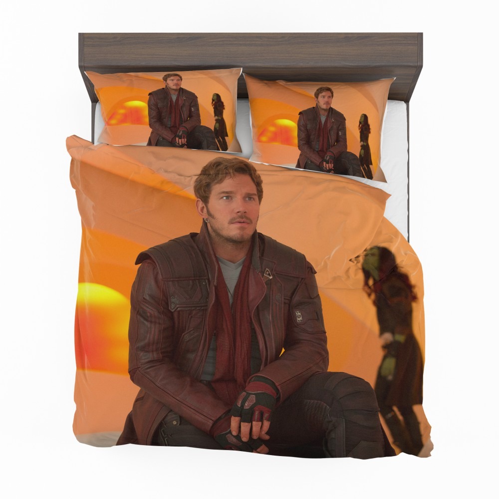 Alternative view of Guardians Of The Galaxy Vol 2 Movie Chris Pratt Star Lord Bedding Set - Custom Bedding Set