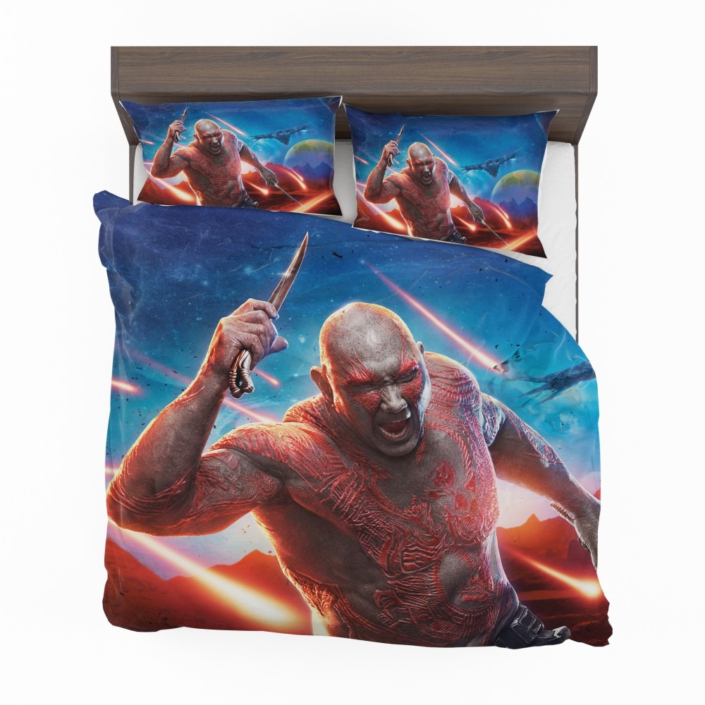 Alternative view of Guardians Of The Galaxy Vol 2 Movie Drax The Destroyer Bedding Set - Custom Bedding Set