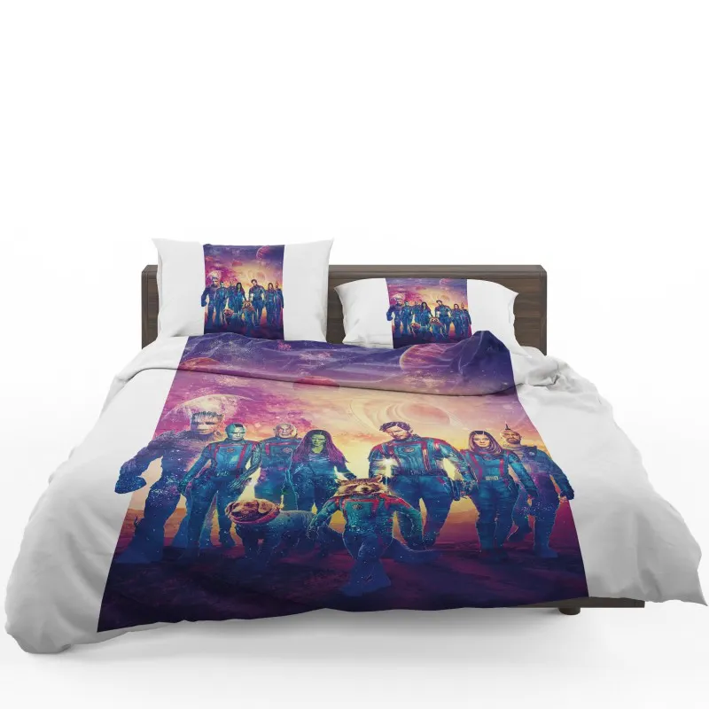 Guardians Of The Galaxy Volume 3 Starfall Bedding Set - Custom Bedding Set
