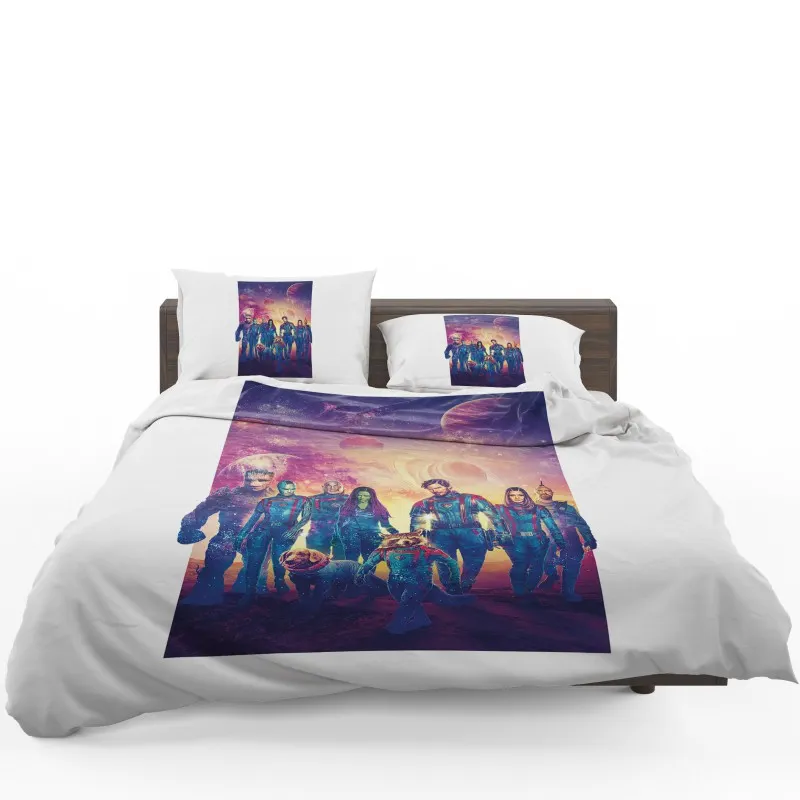 Guardians Of The Galaxy Volume 3 Unleashed Bedding Set - Custom Bedding Set