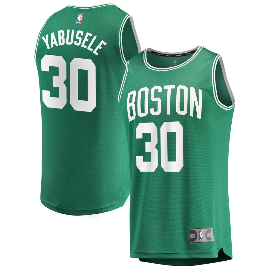 Guerschon Yabusele Boston Celtics Fanatics Branded Fast Break Replica Player Basketball Jersey - Green