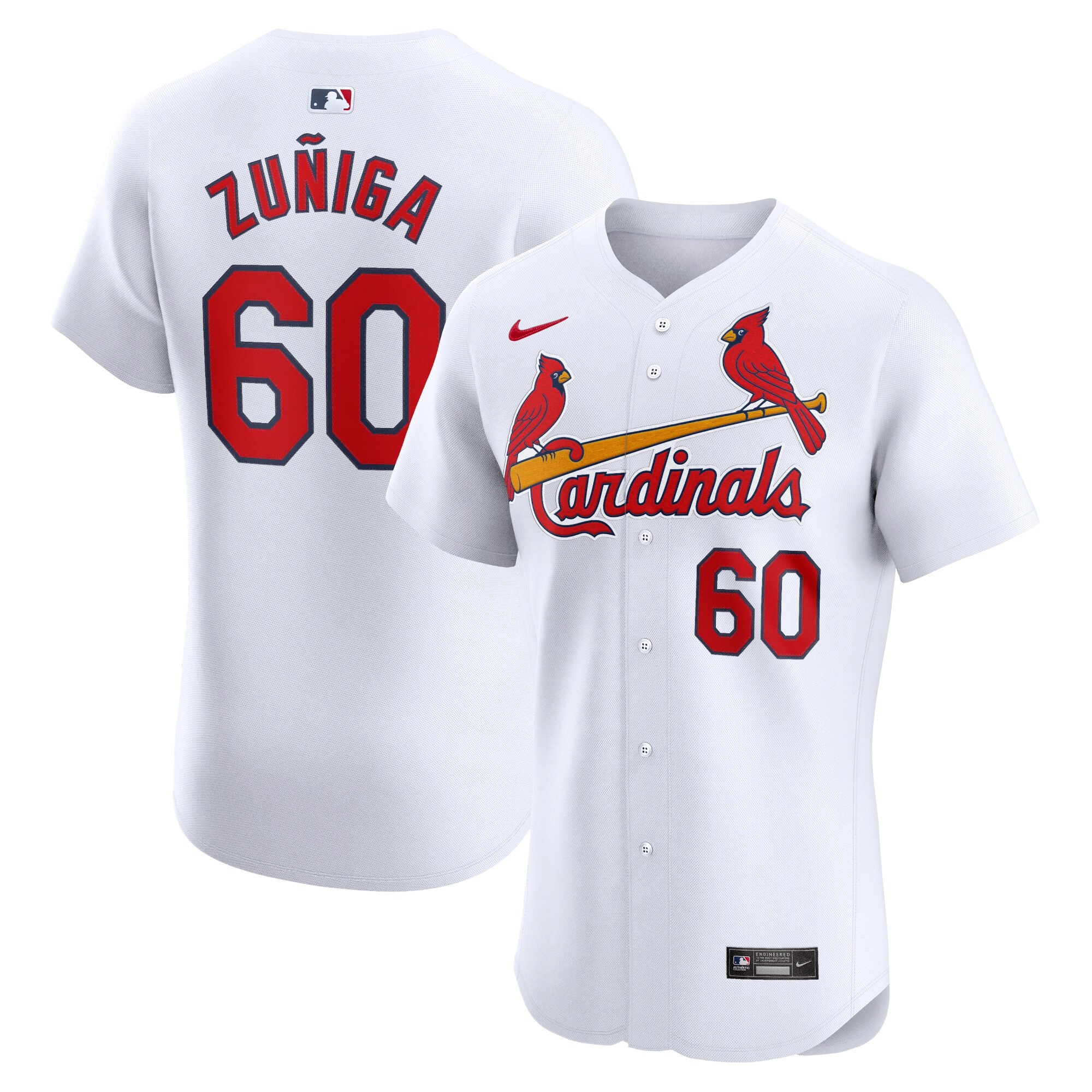 Guillermo ZuÃƒÆ’Ã‚Â±iga St. Louis Cardinals Home Elite Player Baseball Jersey - White