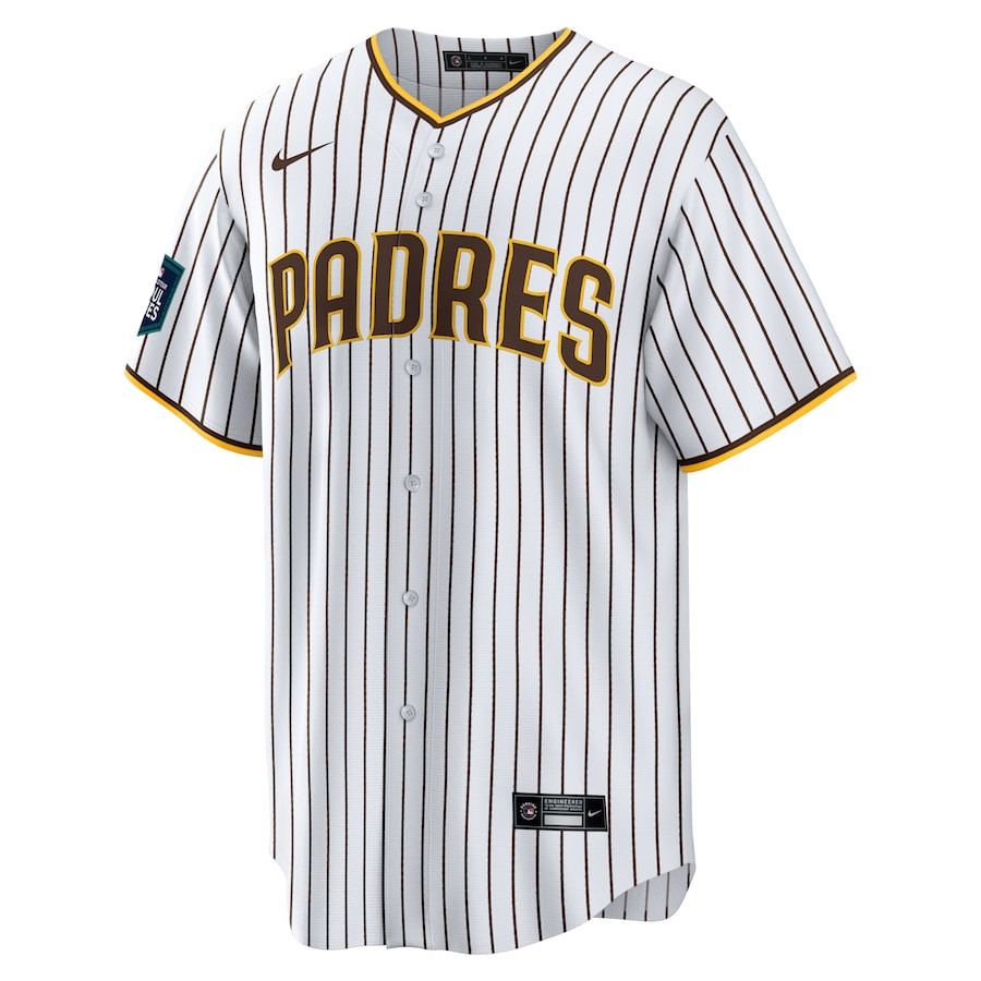 Alternative view of Ha-Seong Kim 7 San Diego Padres 2024 MLB World Tour Seoul Series Home Baseball Jersey - White 