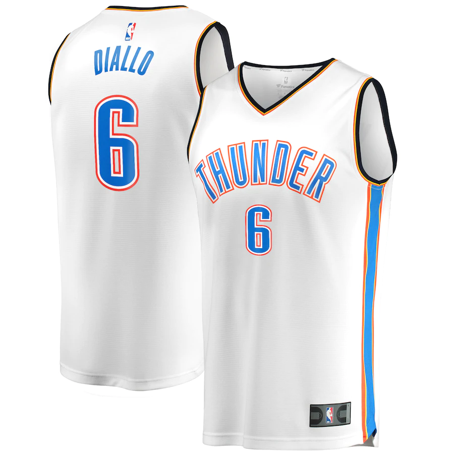 Hamidou Diallo Oklahoma City Thunder Fanatics Branded Fast Break Player Jersey - Association Edition - White
