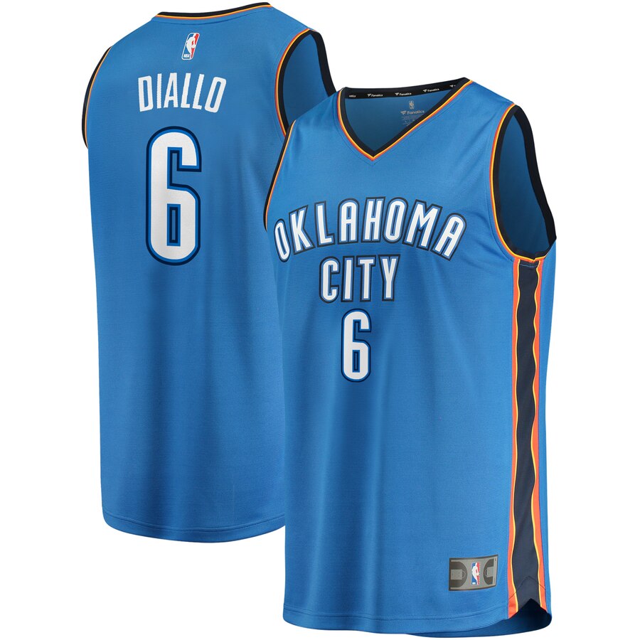 Hamidou Diallo Oklahoma City Thunder Fanatics Branded Fast Break Replica Jersey - Icon Edition - Blue